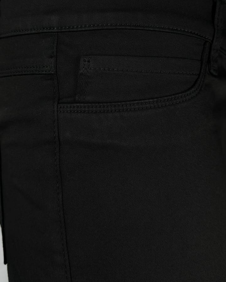Ženske crne keper pantalone 7/8 Ženske crne keper pantalone 7/8, slika prednjeg džepa