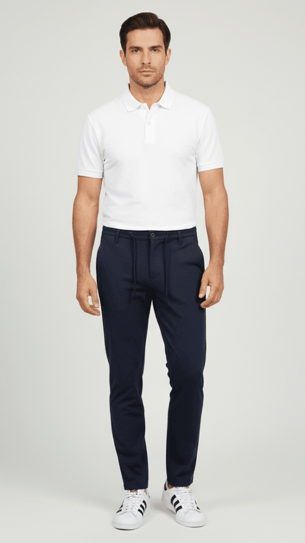 Herren Stretch-Hose mit Kordelzug