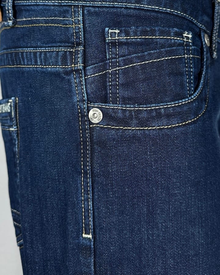 Regular fit muške farmerke, sa malo elastina, slika prednjeg džepa